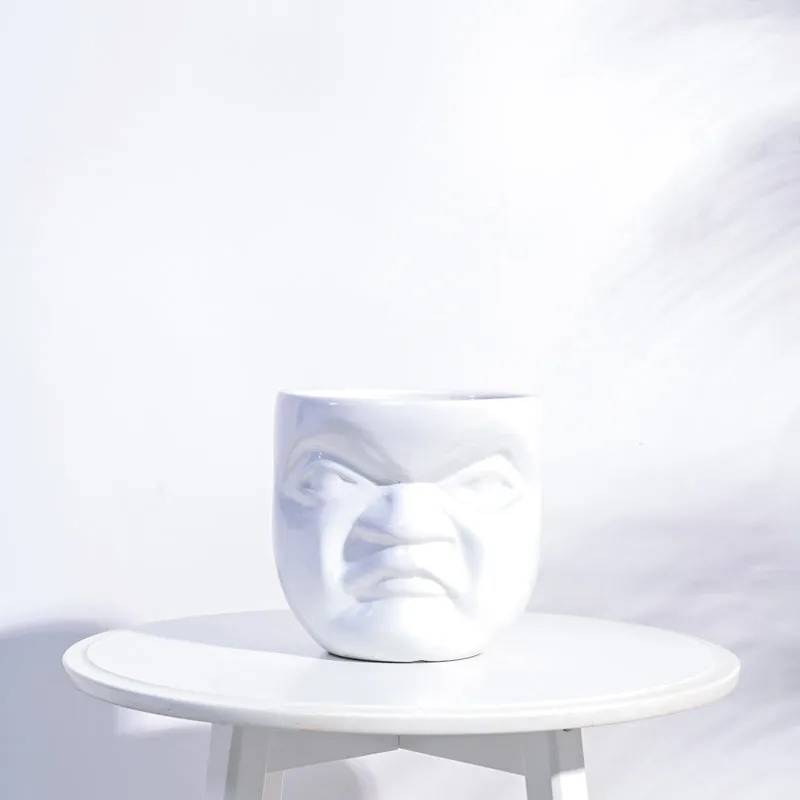 Ugaoo Unwavered Love - Kids Angry Face Ceramic Pot media 1