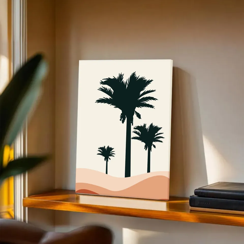 Earthsong Cotton Canvas Wall Painting media 2
