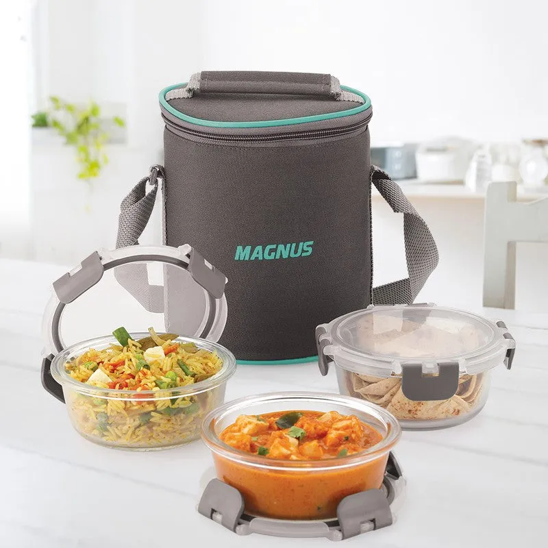 Dailygo Compact Lunch Box with Lunch Bag - Five Piece Set media 4