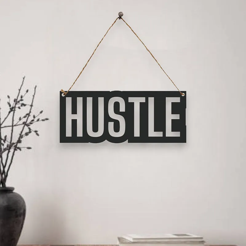 Hustle Mild Steel Wall Accent media 1