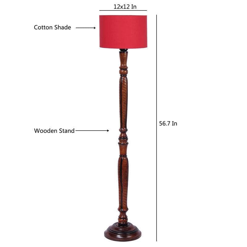 Old School Floor Lamp - Red media 7