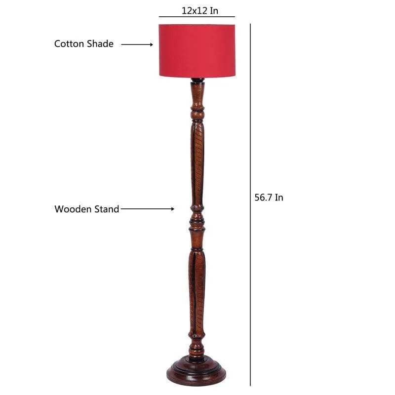 Old School Floor Lamp - Red media 7