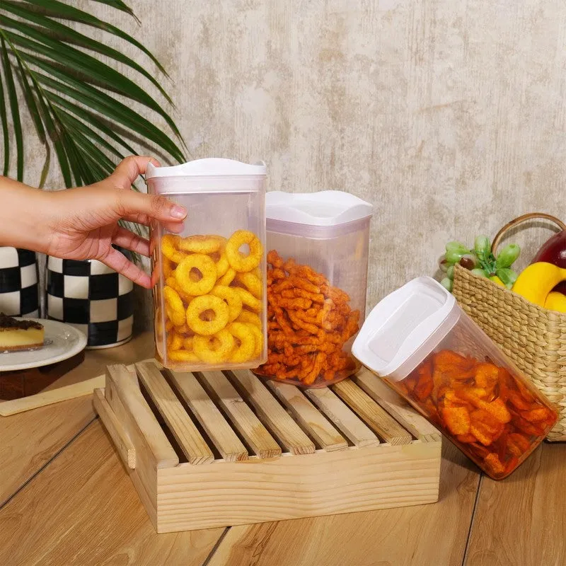 Clear Grip Air Tight Container ( 1000 mL Each ) - Set of Three media 5