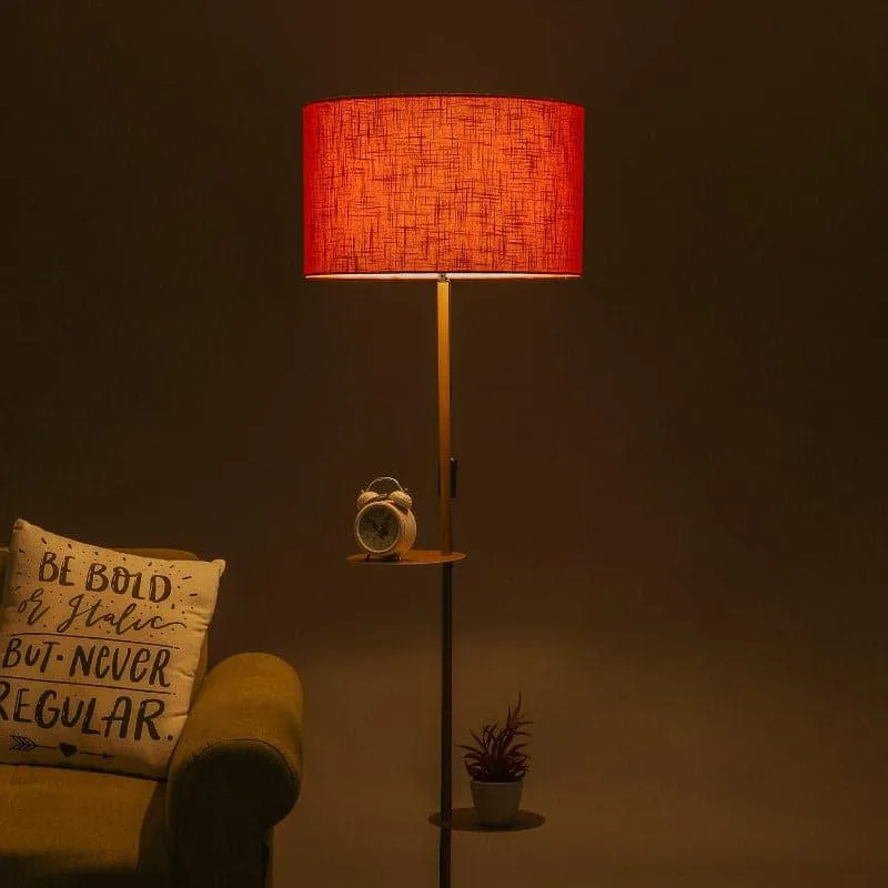 Mirami Lori Floor Lamp With Shelf media 4