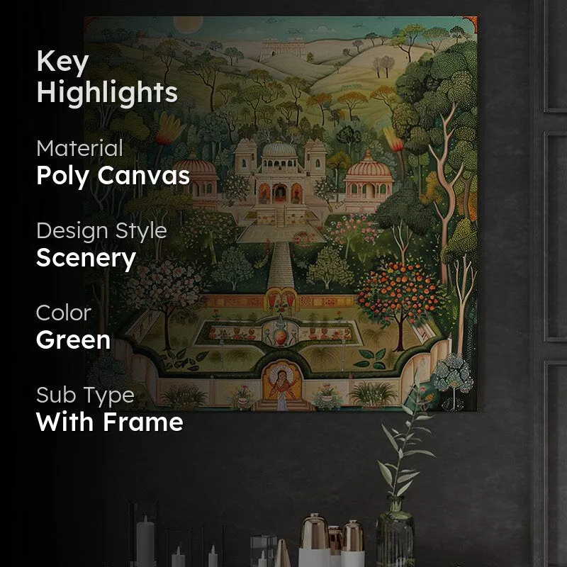 Natural Embrace of Palace Wall Painting media 2