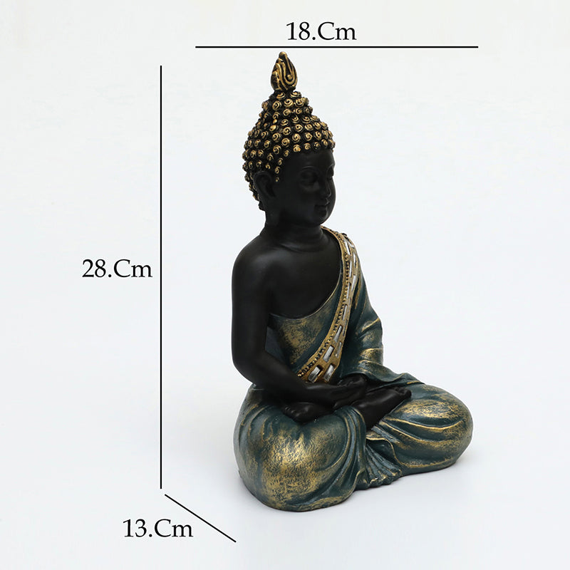 Gautama Buddha Idol - Green image 6