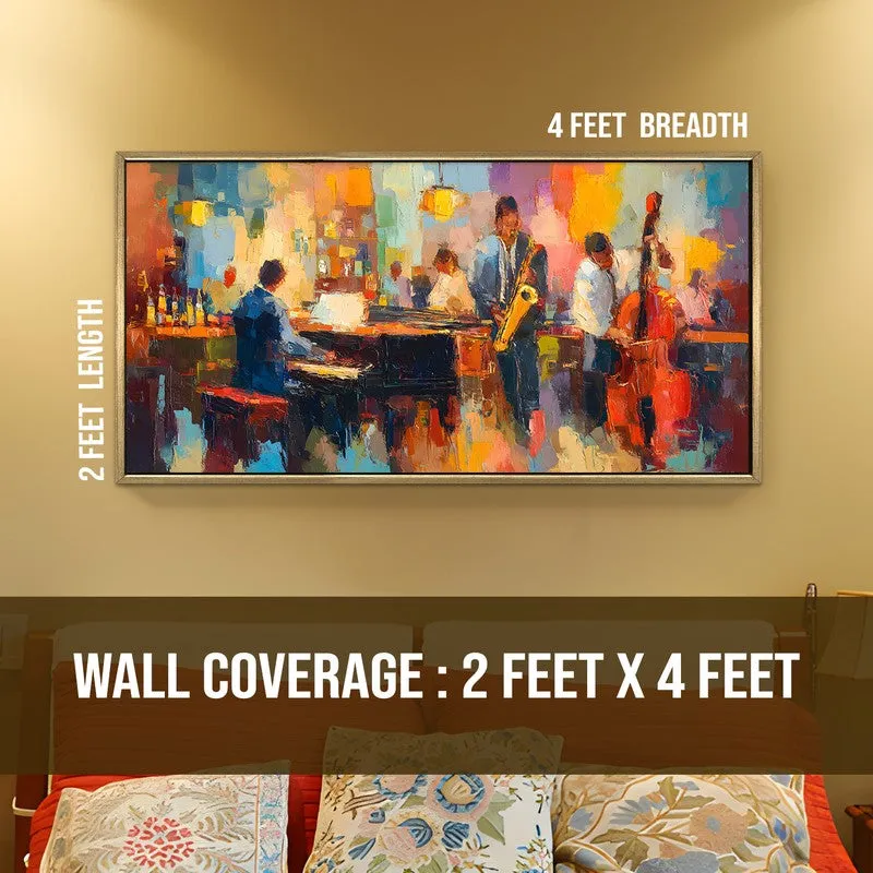 Piano Keys Canvas Wall Painting With Frame media 8