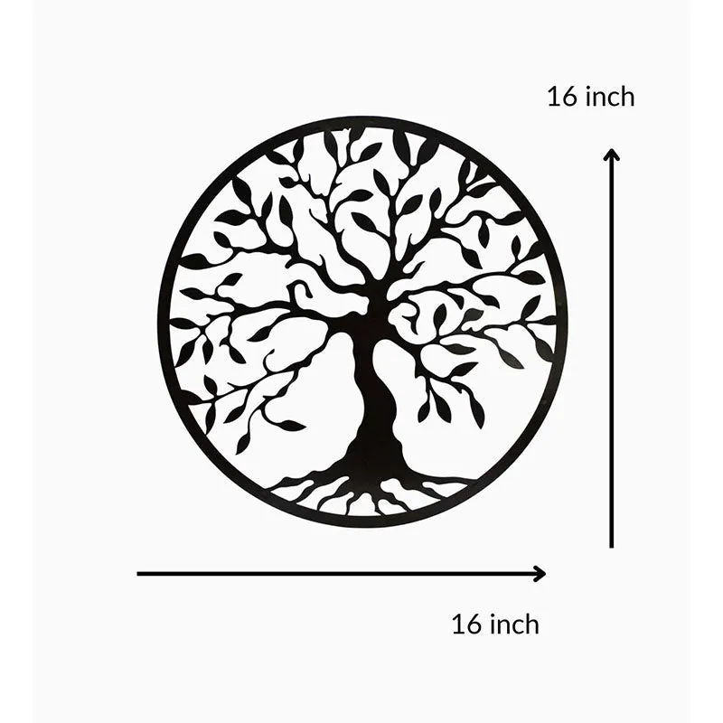 Tree Of Tranquility Black Iron Wall Accent media 5