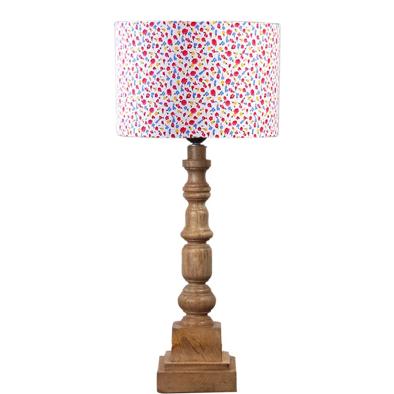 Fleura Arbor Wooden Table Lamp - Multicolor media 6
