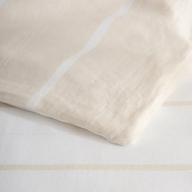 Almond Whisper Chambray Duvet Cover media 6