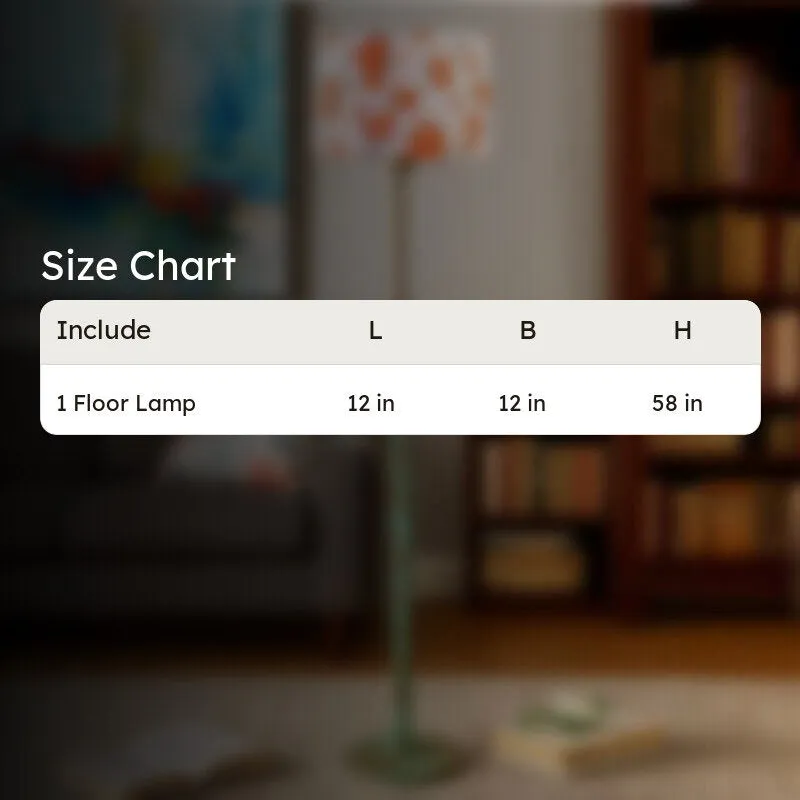 Ocean Mist Wooden Floor Lamp - Orange media 8