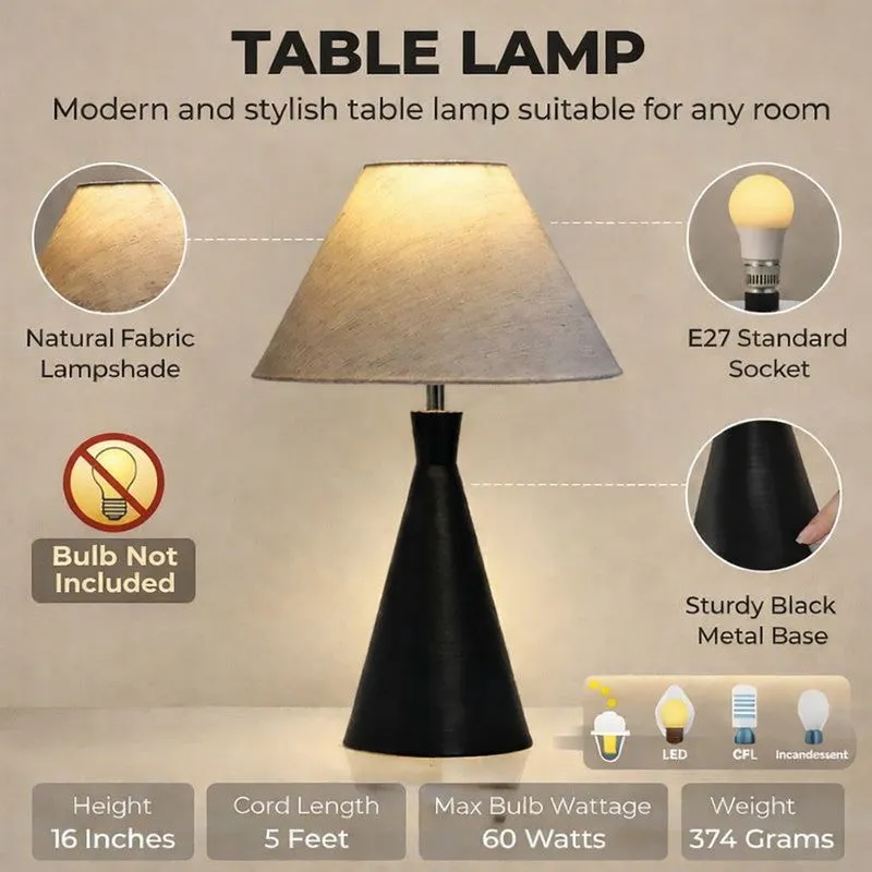SolidMuse Metal Table Lamp - White media 5