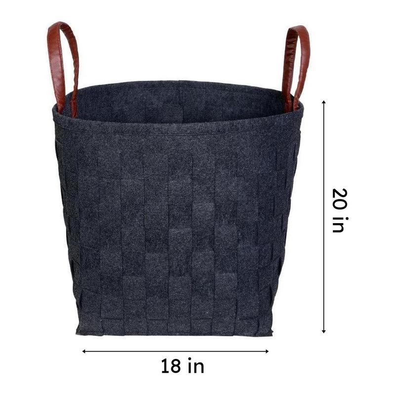 Sachi Felt Storage Basket media 6