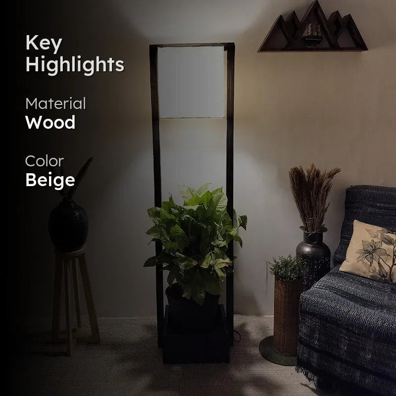 Yugen Floor Lamp With Shelf media 2