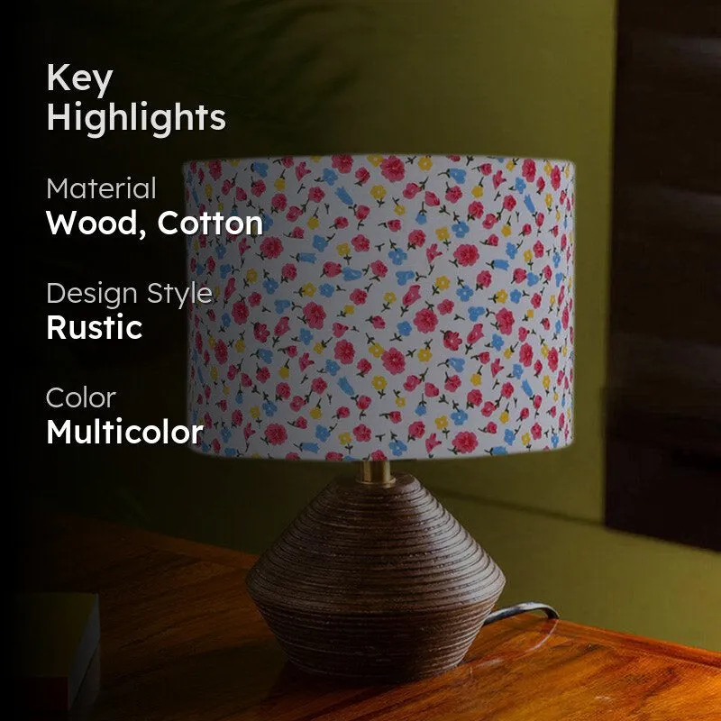 Color Splash Yami Wooden Table Lamp - Multicolor media 2