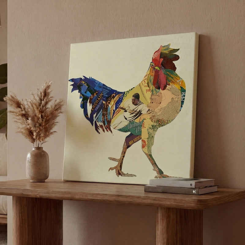 Mergo Hen Canvas Wall Painting