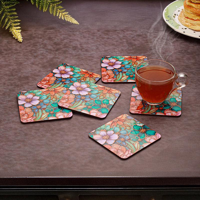Anansi Wood Coaster - Set Of Six