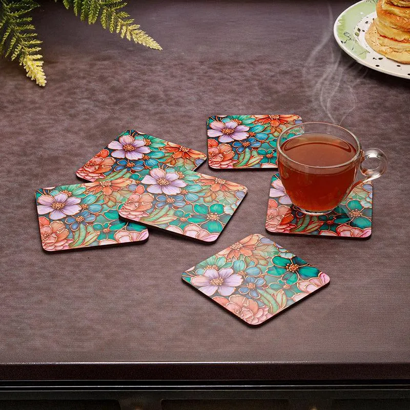 Anansi Wood Coaster - Set Of Six media 1