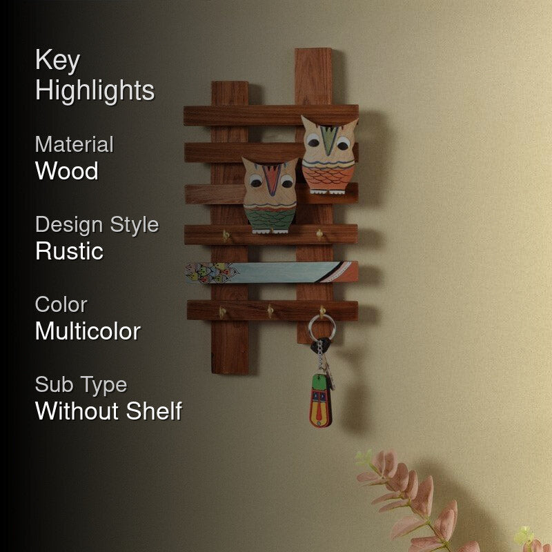 Owlery Charm Wall Hook media 2