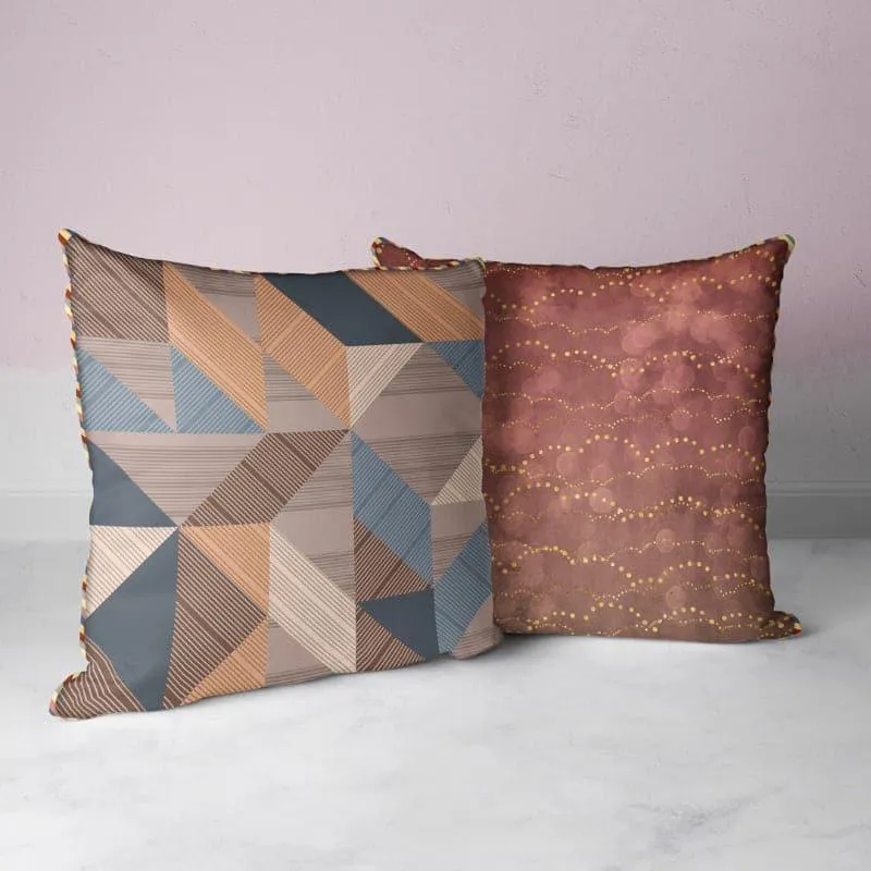 Dalziel AkushaReversible Cushion Cover - Set Of Two media 1