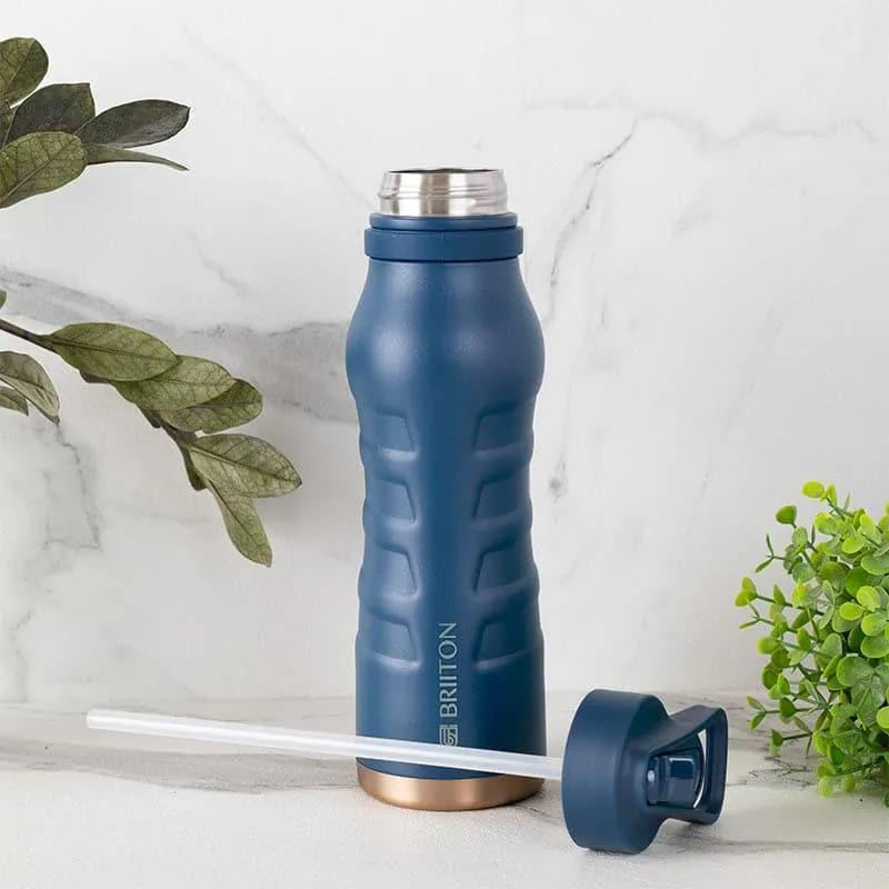 Epiquencher Hot & Cold Thermos Water Bottle (Blue) - 750 mL media 3