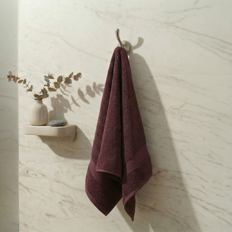 Monte Carlo Soft Mira Pure Cotton Bath Towel - Brown - 60 x 120 cms