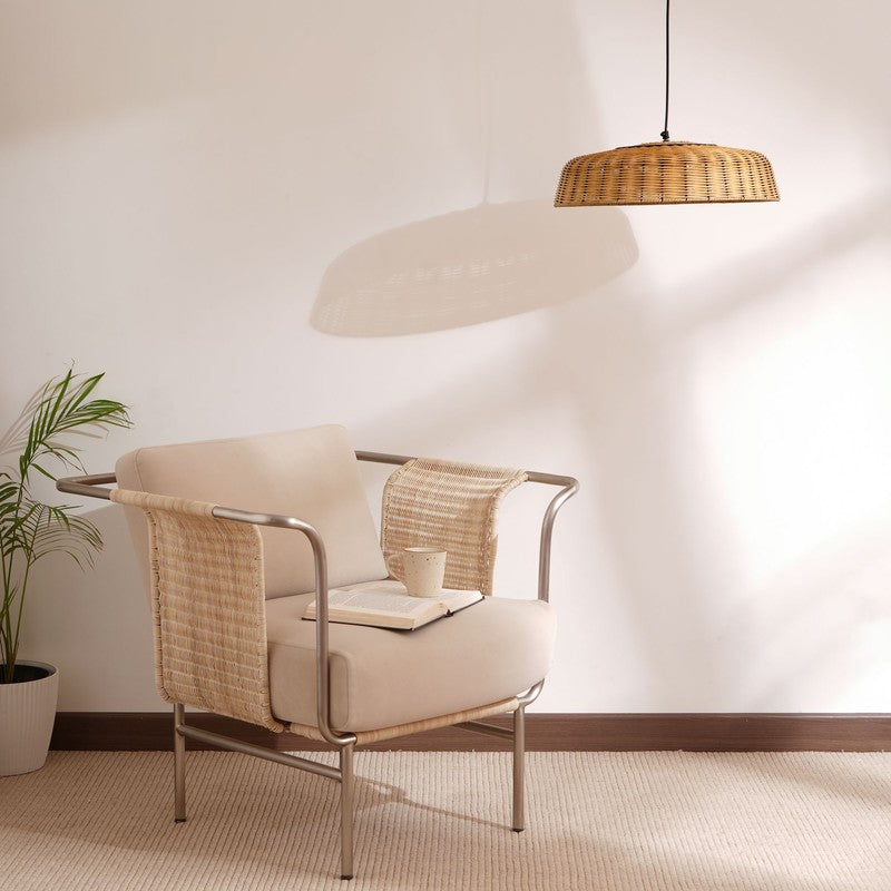 Fig Living Natural Opulence Ceiling Lamp - Beige media 4