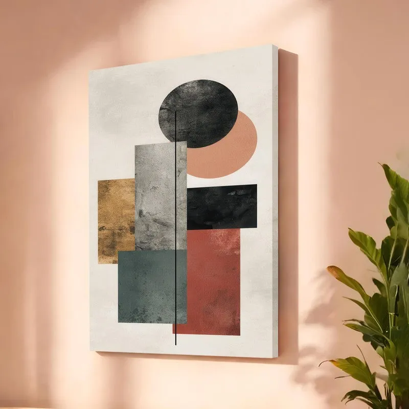 Calm Shapes Canvas Wall Art media 7