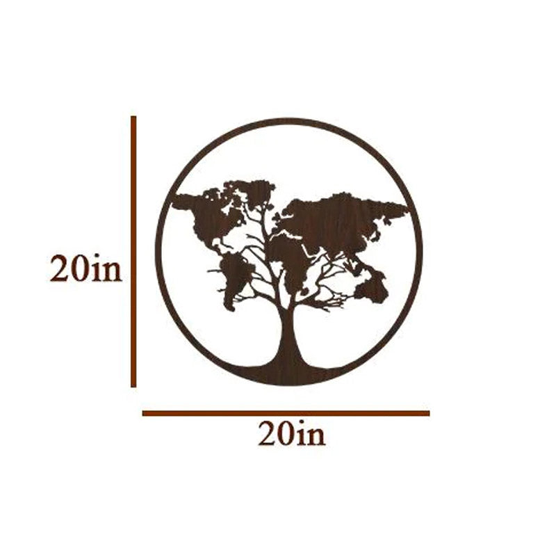 Tree Of World LED Strip Light MDF Wall Accent media 5