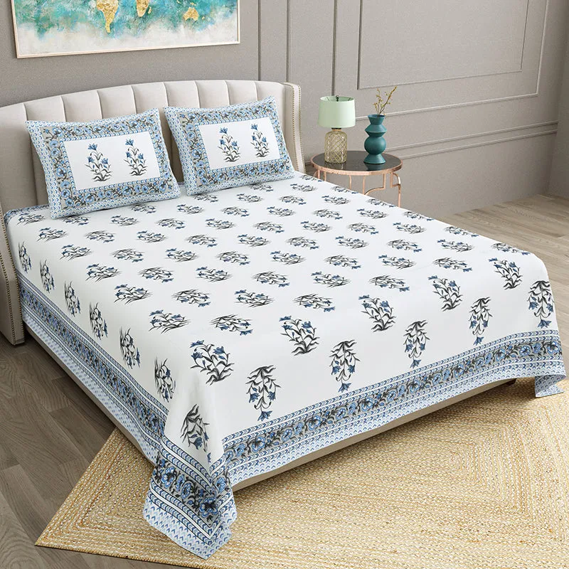 Aarika Ethnic Cotton Bedsheet - 180 TC media 1