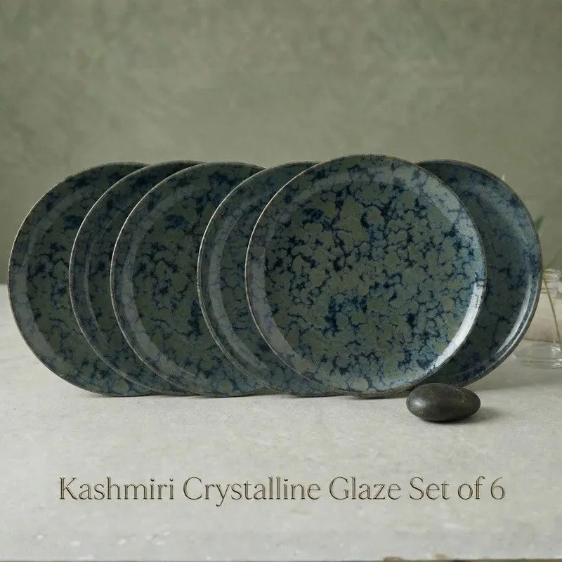 Ceramic Dinner Plates (Grey) - Set of Six media 5