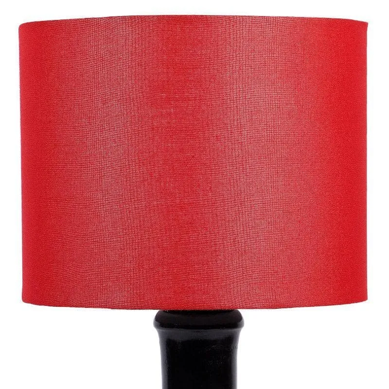 Rosa Hiber Fabric Table Lamp - Red,Black media 5