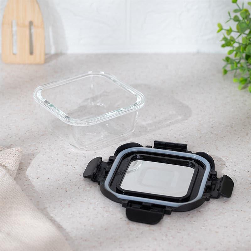 Timo Glass Lunch Box (Black) - 320 ML media 4