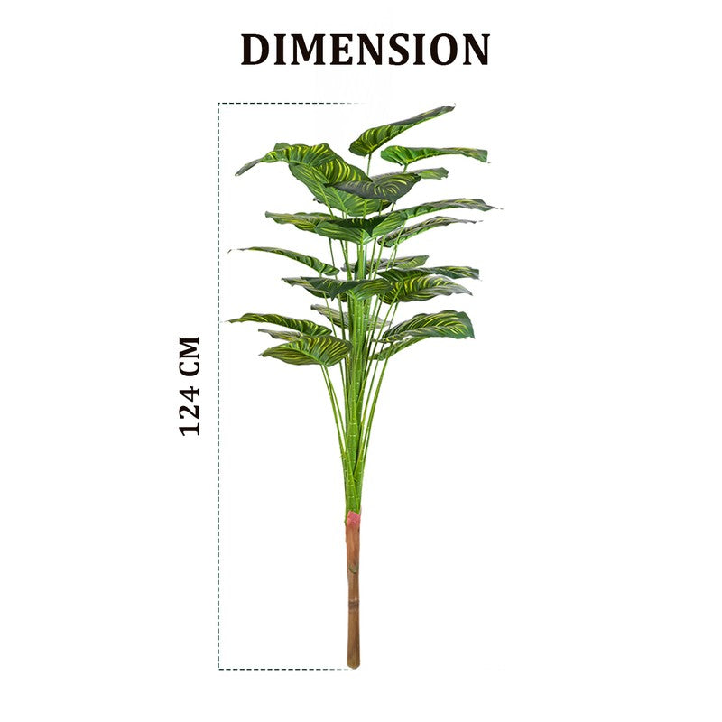 AarviDecor Lush Leaf PVC Artificial Plants media 9