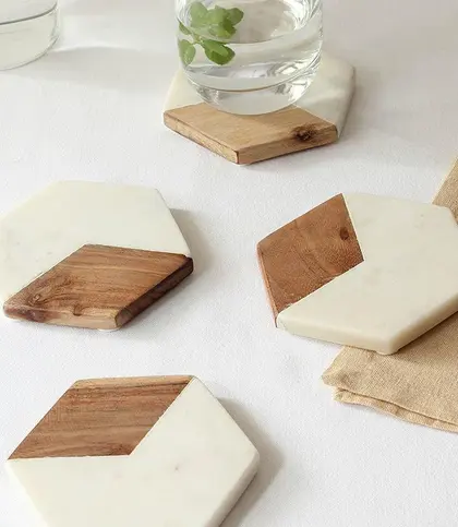 Wood · Marble