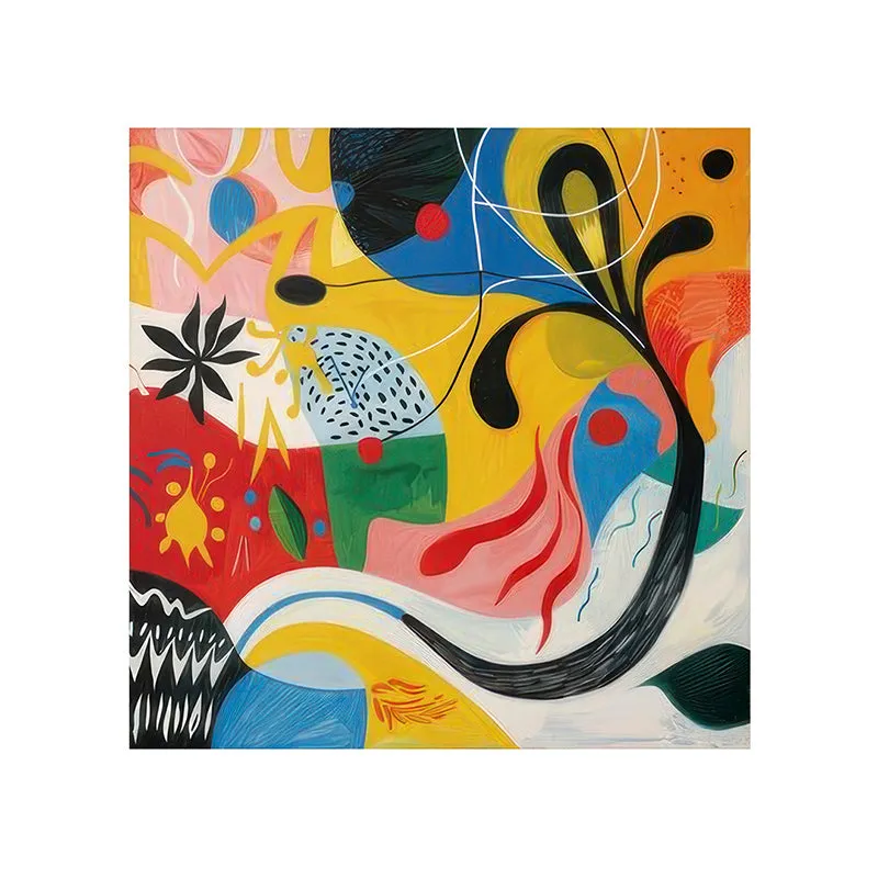 Playful Nature Portrait Poly Canvas Wall Painting media 4