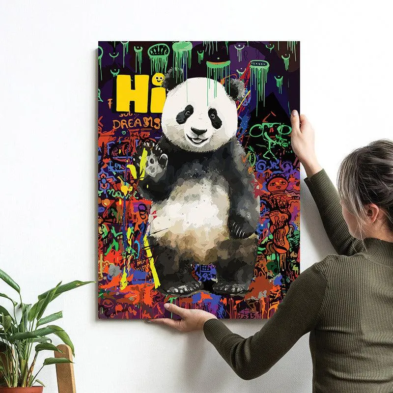 Hi Panda Wall Art media 4