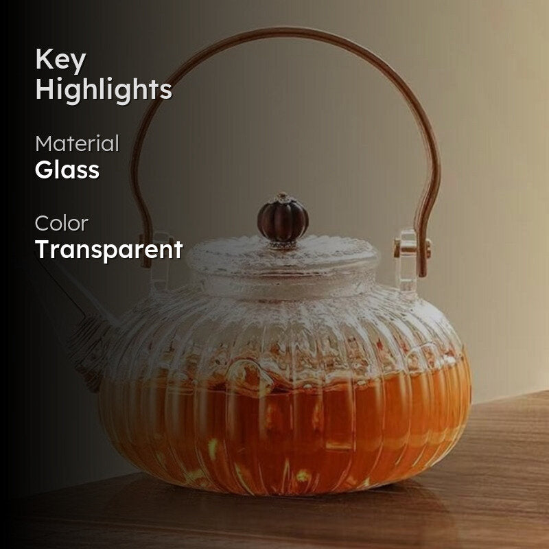 Resivio Borosilicate Glass Tea Pot - 900 mL media 2