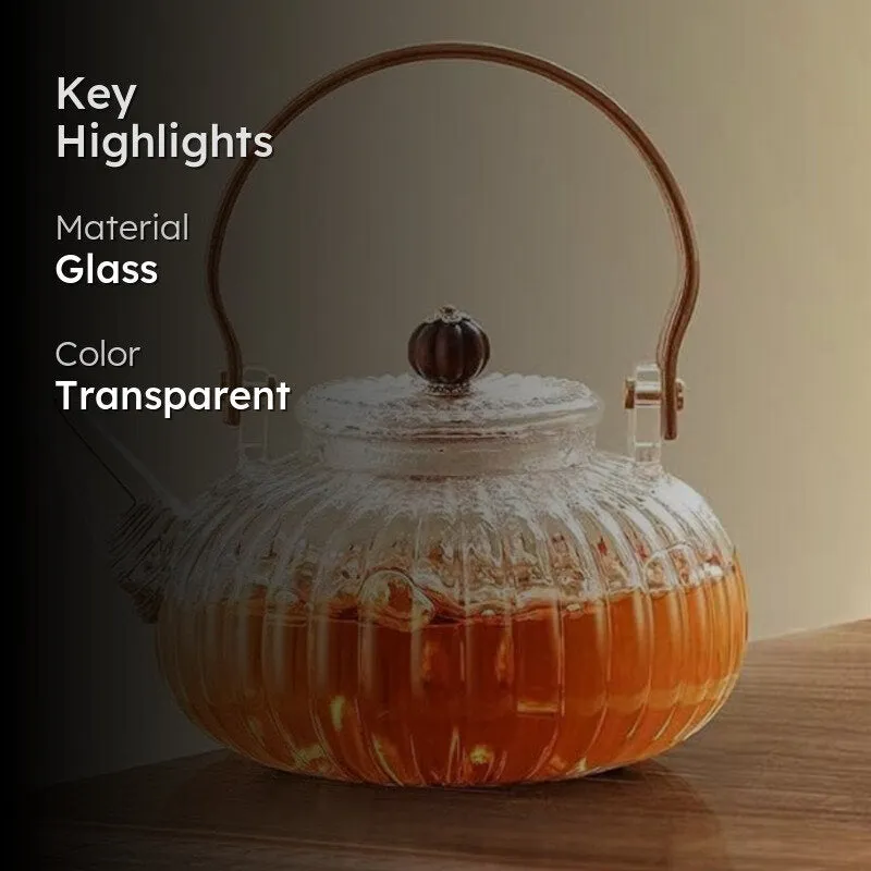 Resivio Borosilicate Glass Tea Pot - 900 mL media 2
