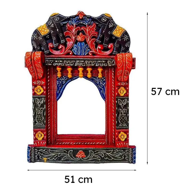 Jharokha Charm Wooden Wall Accent media 6