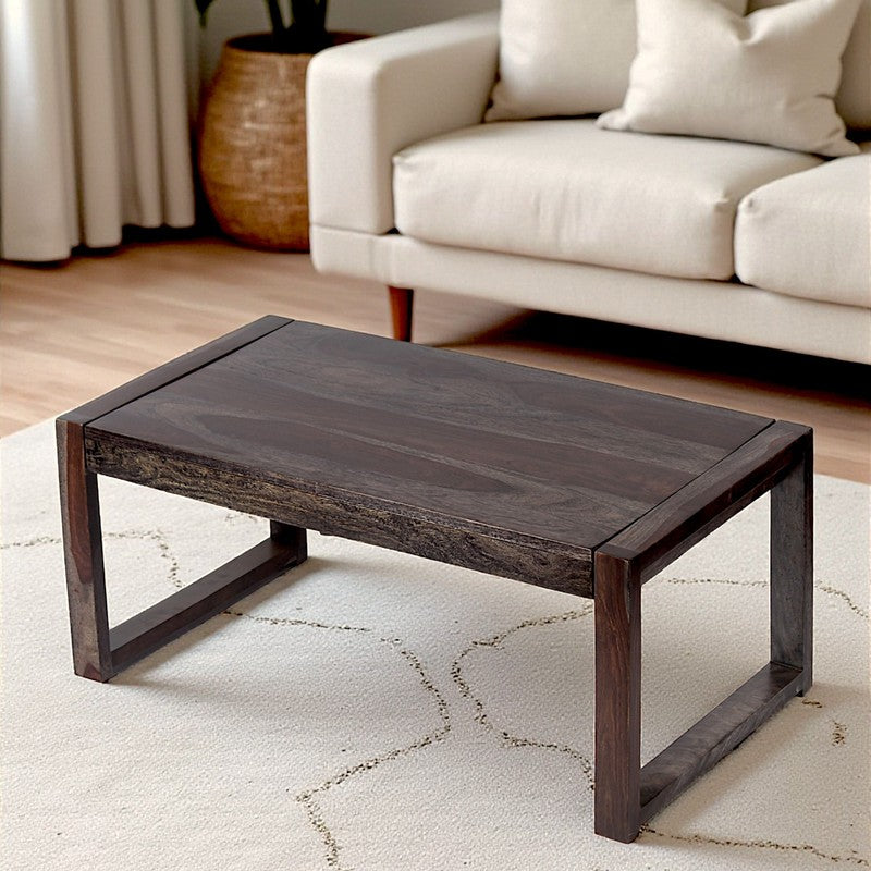 Zexon Sheesham Wooden Center Table - Dark Brown