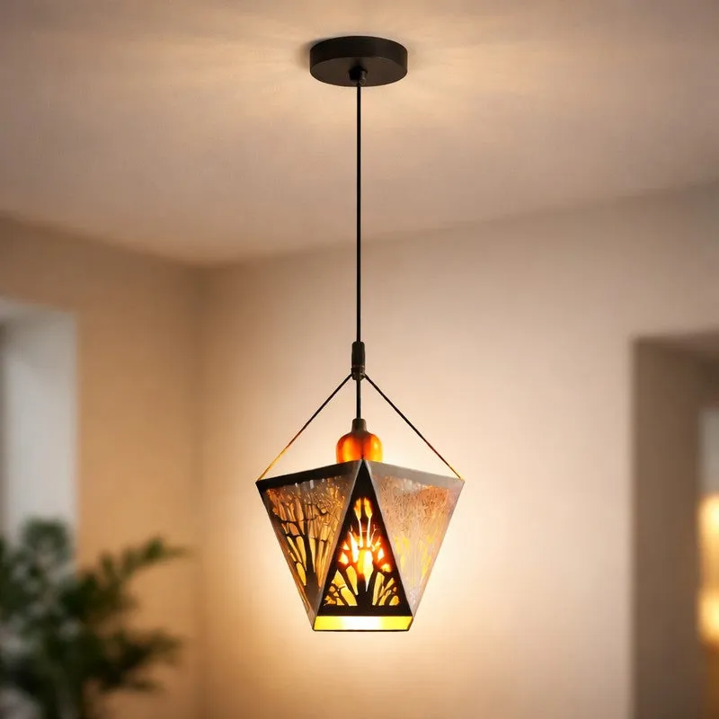 Prism Lantern Metal Ceiling Lamp media 6