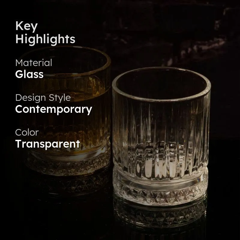 Pasabahce Texos Old Fashioned Glasses (210 mL Each) - Set Of Four media 2