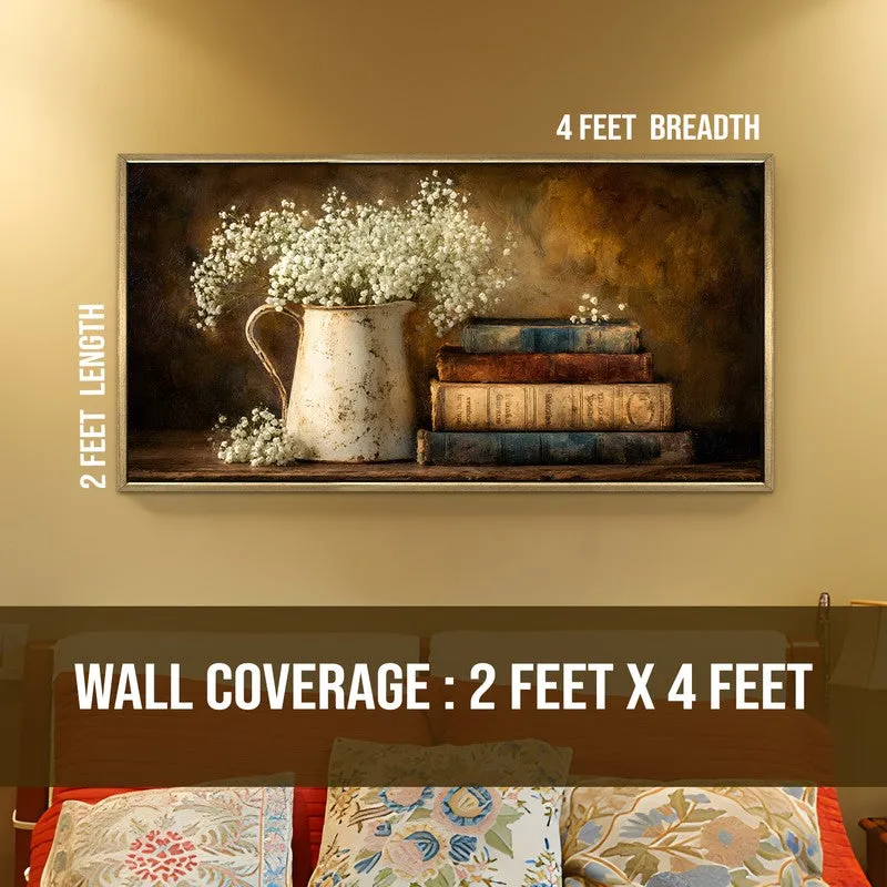 Bloom Chronicle Canvas Wall Painting With Frame media 8
