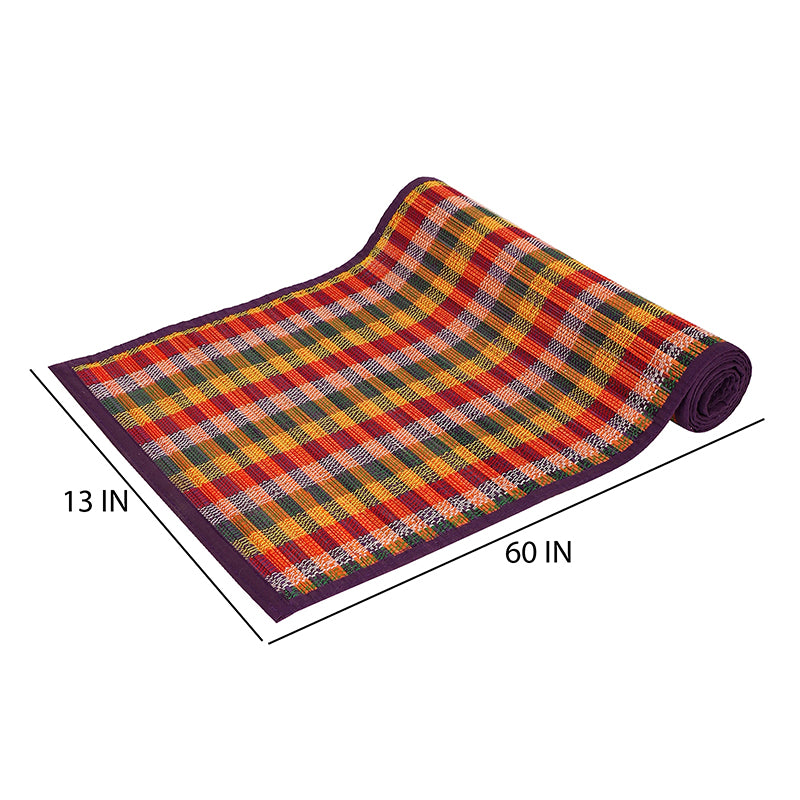 Chequered Zen Bamboo Kitchen Linen Set (Purple) - Thirteen Piece Set media 7