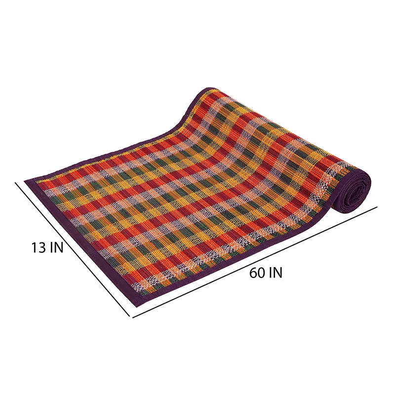 Chequered Zen Bamboo Kitchen Linen Set (Purple) - Thirteen Piece Set media 7