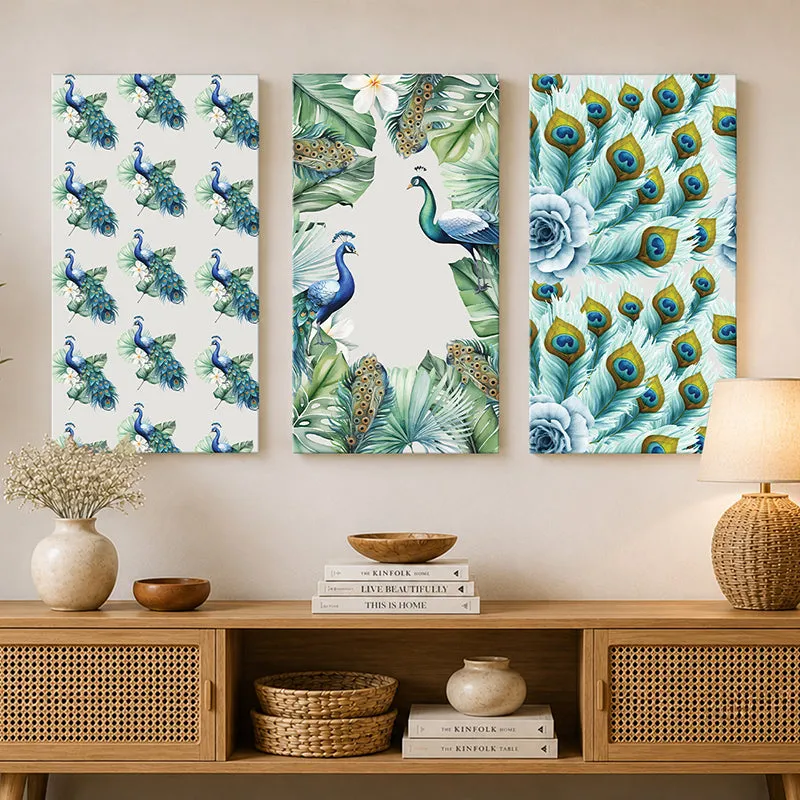 Mayoor Maitheya Wall Art - Set Of Three media 3