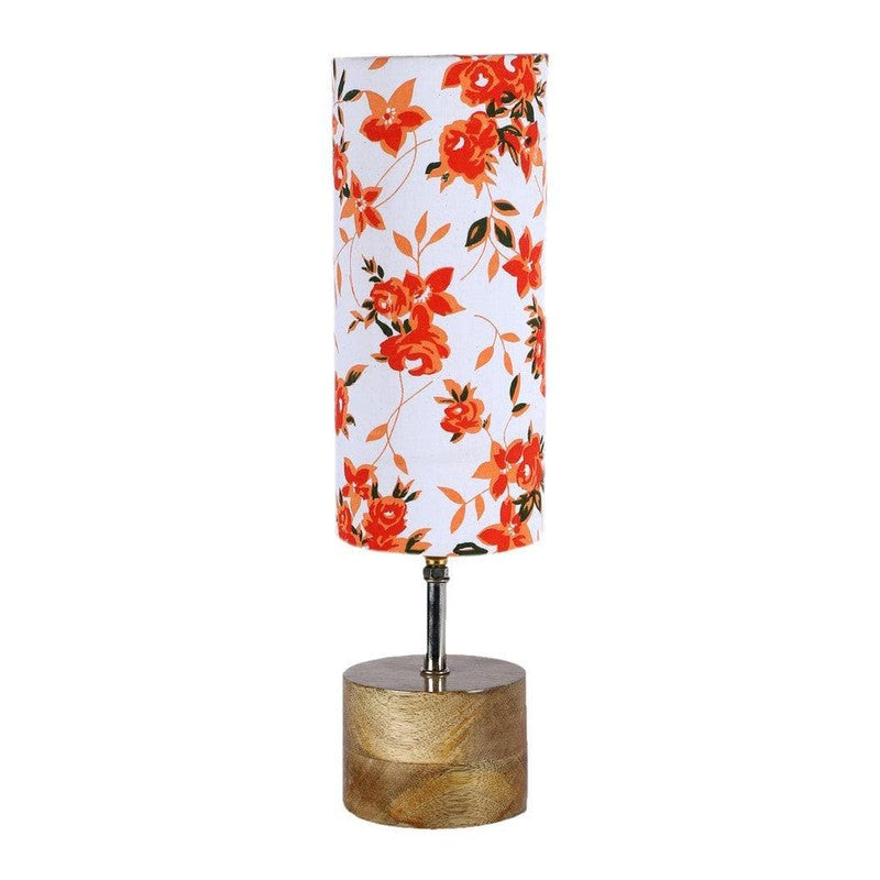 Orange County Rustic Fabric Table Lamp - Multicolor media 4