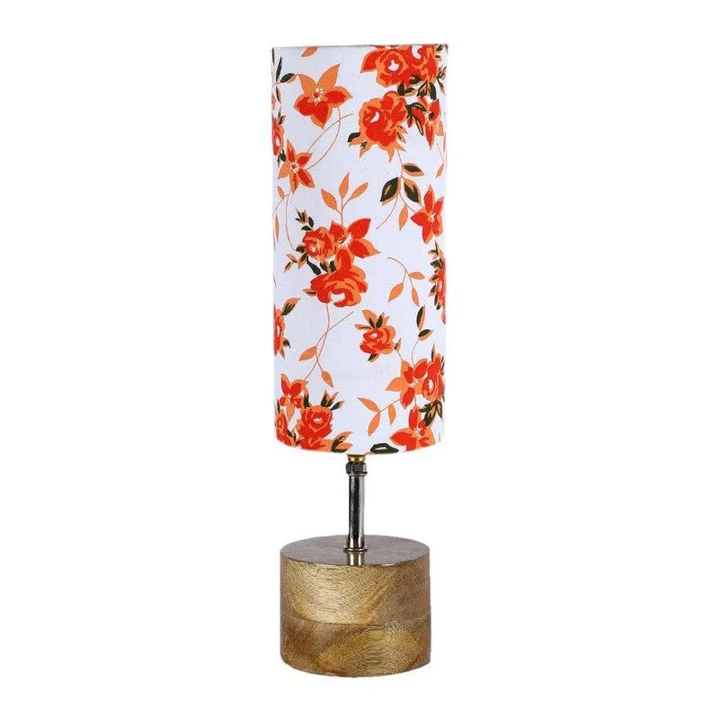 Orange County Rustic Fabric Table Lamp - Multicolor media 4