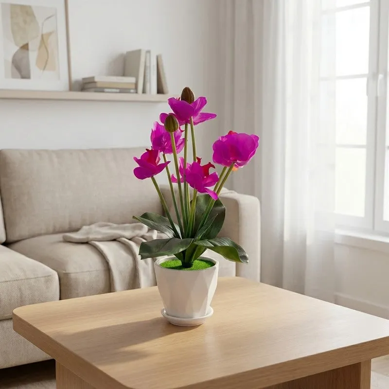 AarviDecor Vivid Bloom Silk Artificial Plants media 1